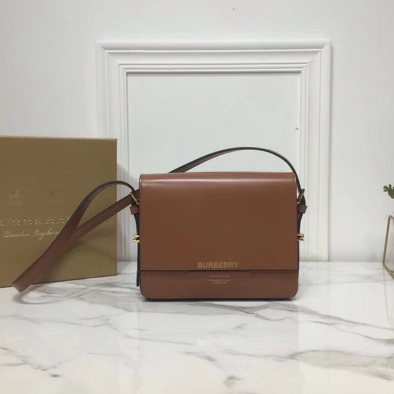 GLAMI GraGLAMI Shoulder Bag Small Brown For Women, Bags 7.8in/20cm