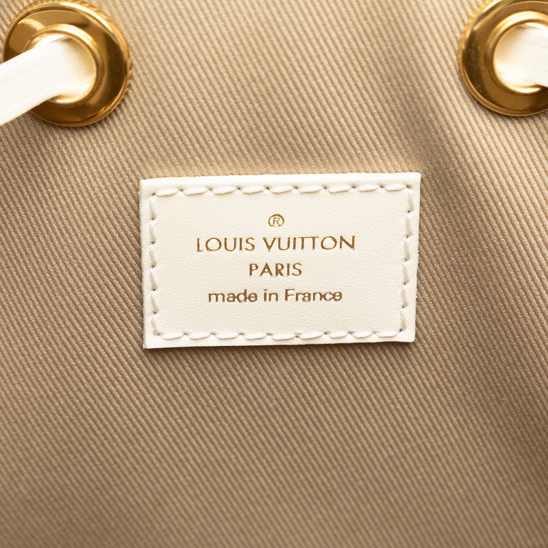 Louis Vuitton By The Pool Neo Noé MM Shoulder Bag M22852 Beige Ladies