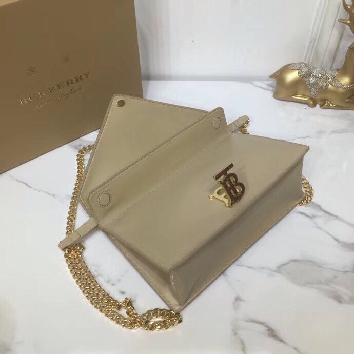 GLAMI Small Tb Envelope Clutch Beige By British Heritage For Women, Bags 10.2in/26cm