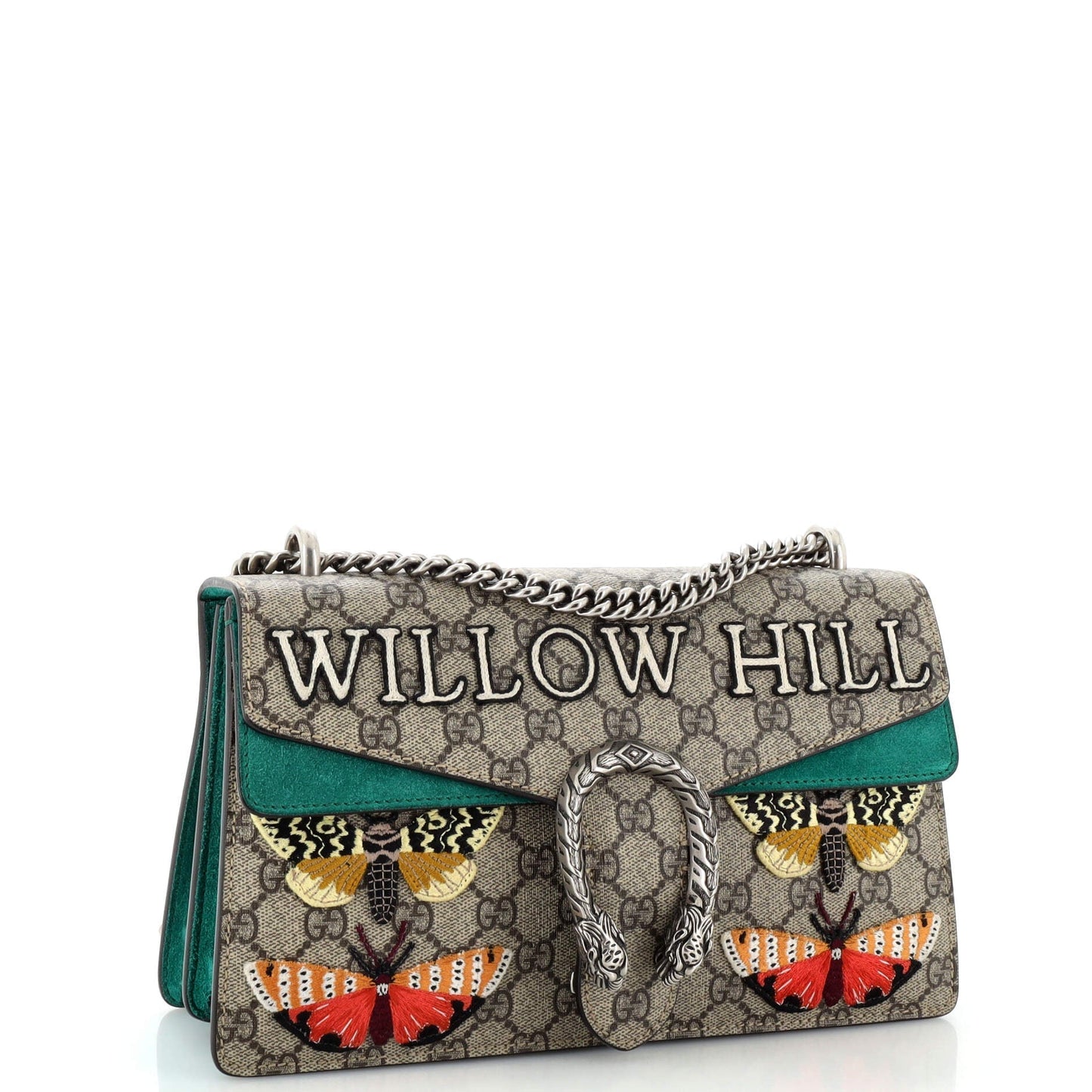 Dionysus Bag Embroidered GG Coated Canvas Small