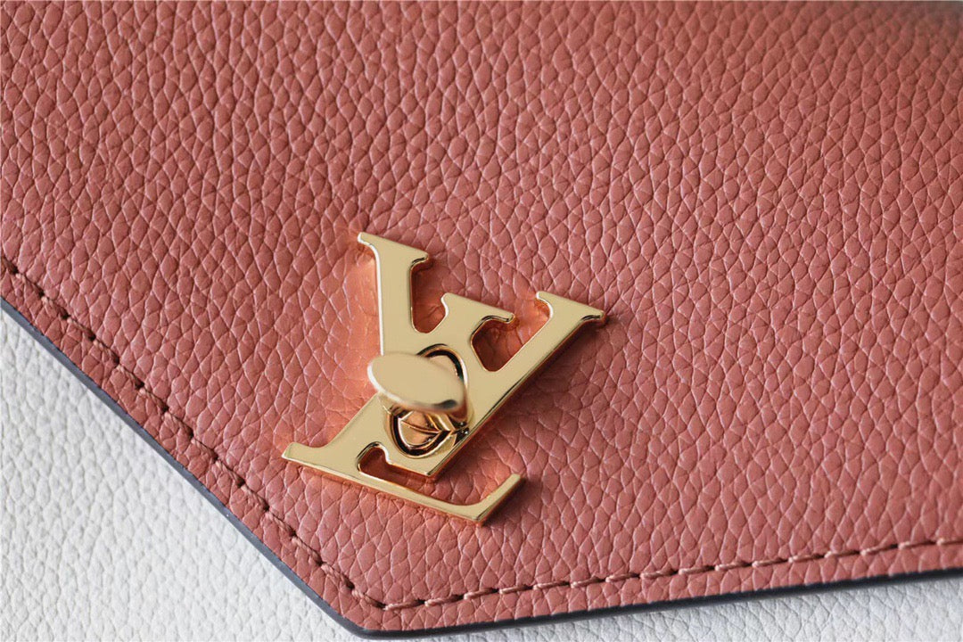 LV Mylockme Chain Pochette Brown / Quartz White For Women,  Shoulder and Crossbody Bags 7.5in/19cm LVÃ‚Â 