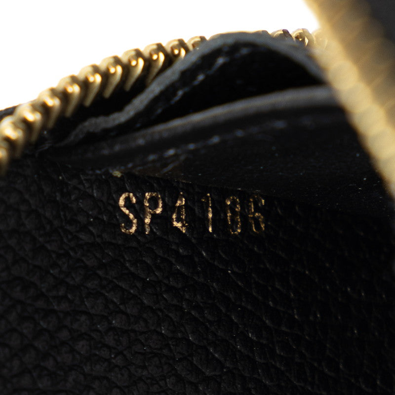 LOUIS VUITTON Louis Vuitton Monogram Amplant M64805 Long Wallet Carf/Laser Noir Black [Middle] Ladies