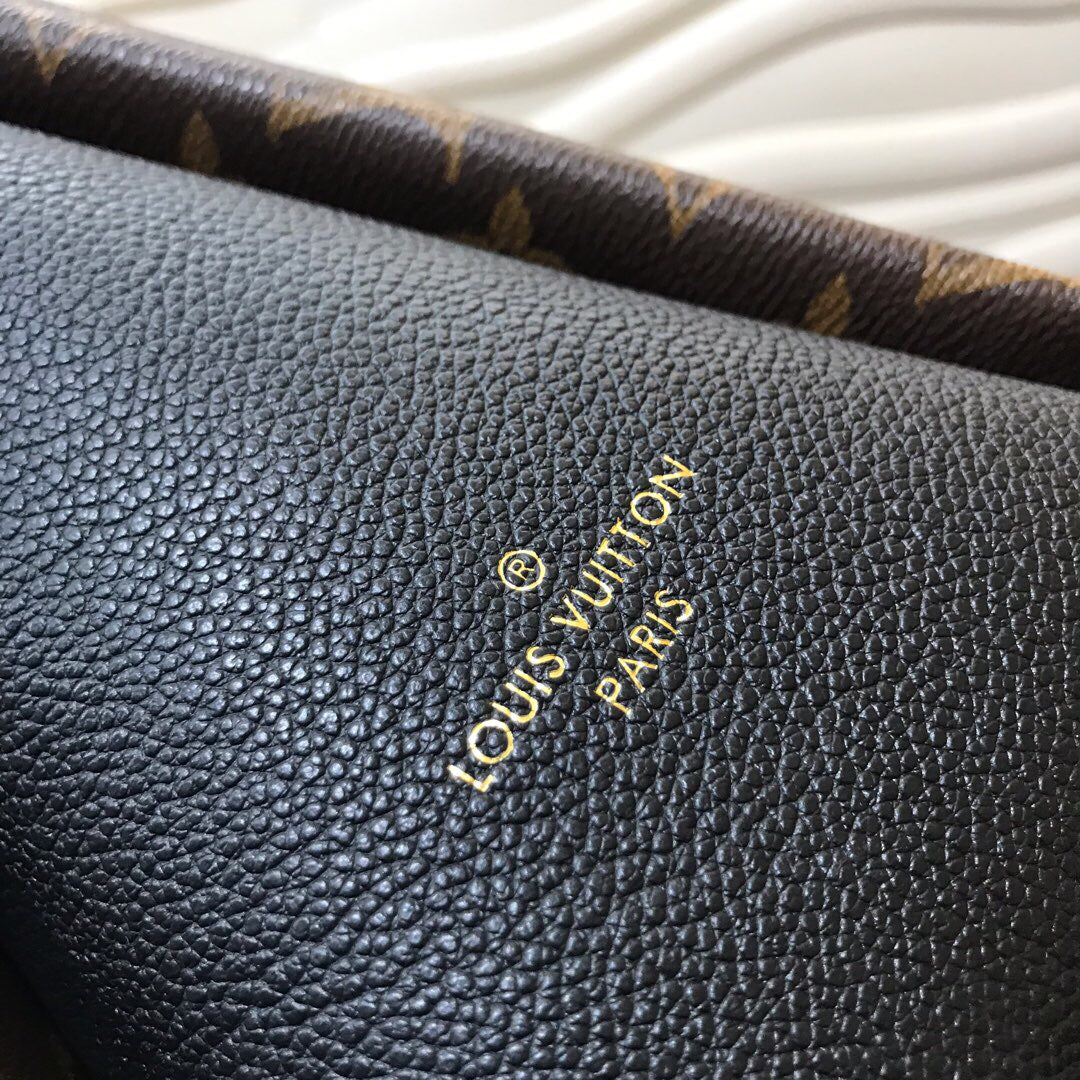 LV SoufGlamIot MM Monogram Canvas Black For Women, WoHandbag, Shoulder And Crossbody Bags 14.2in/36cm LV M44817