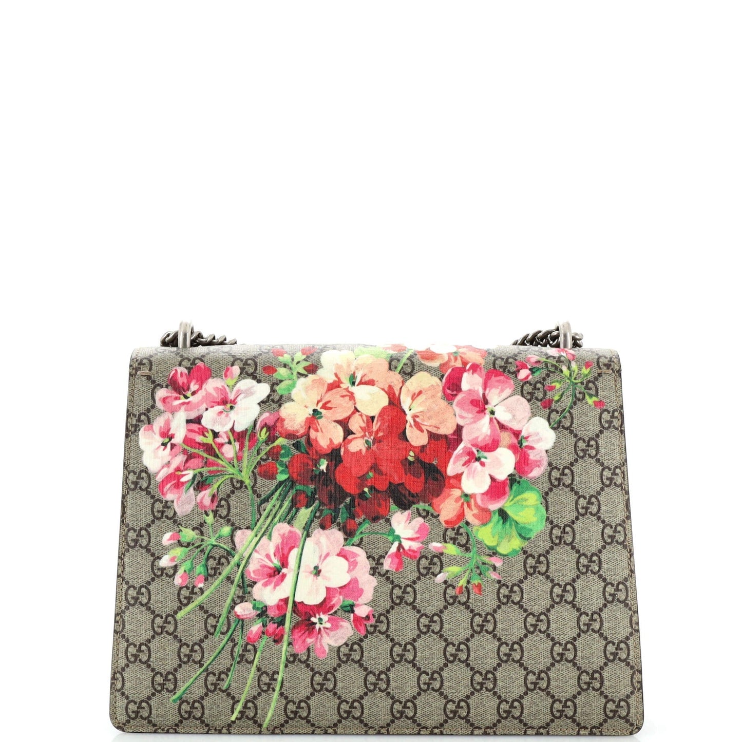 Dionysus Bag Blooms Print GG Coated Canvas Medium
