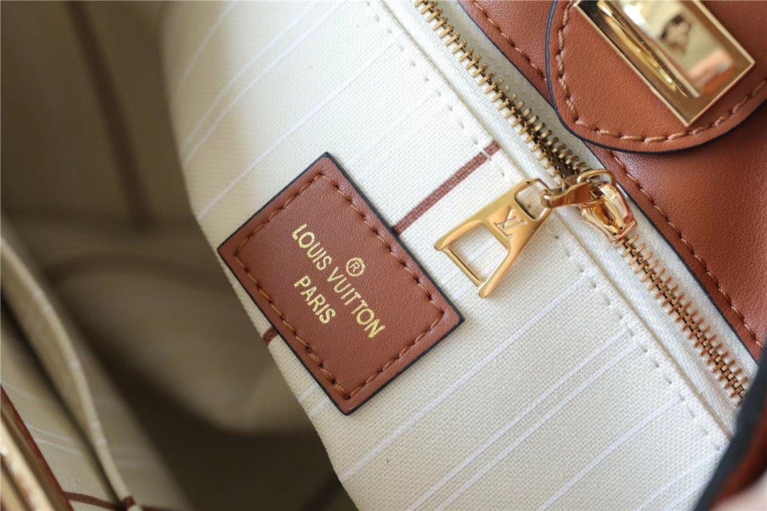 LV On My Side PM Bag Monogram GlamIower For Women 25cm/9.8 Inches Caramel Brown LV M59905