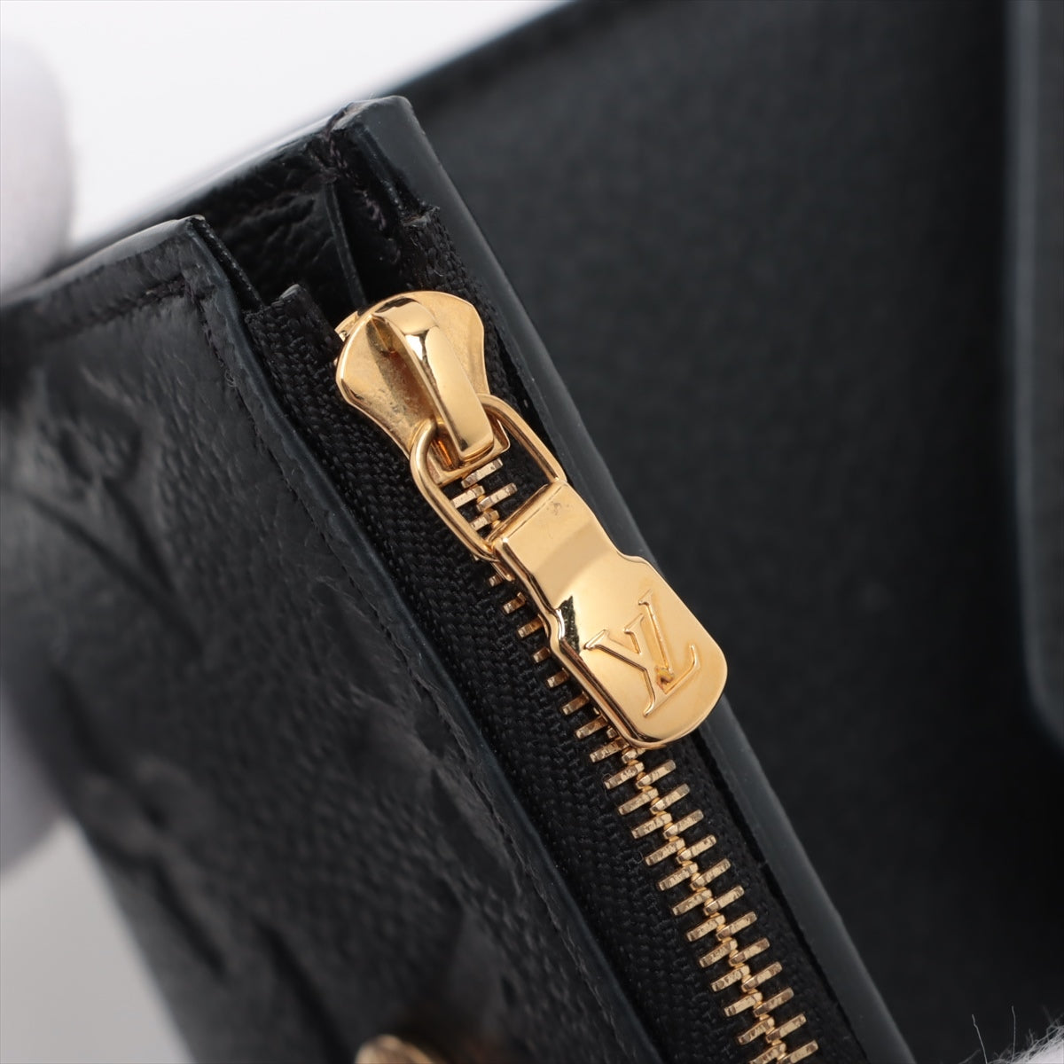 Louis Vuitton Monogram Amplant Portefolio Zoe M62935 Noir Compact Wallet