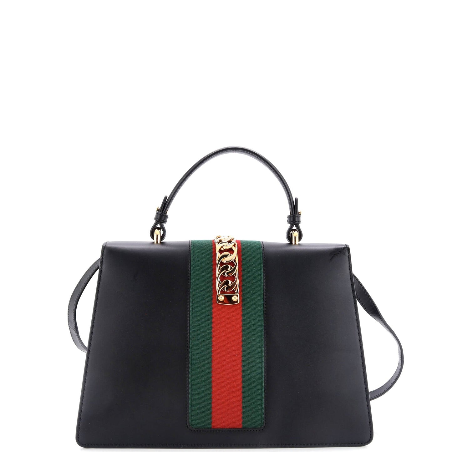 Sylvie Top Handle Bag Leather Medium