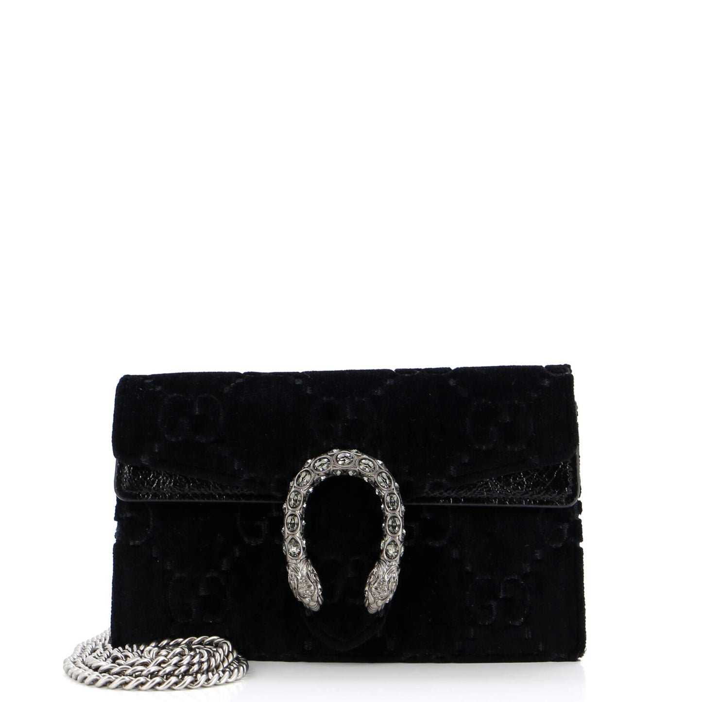 Dionysus Bag GG Velvet Super Mini