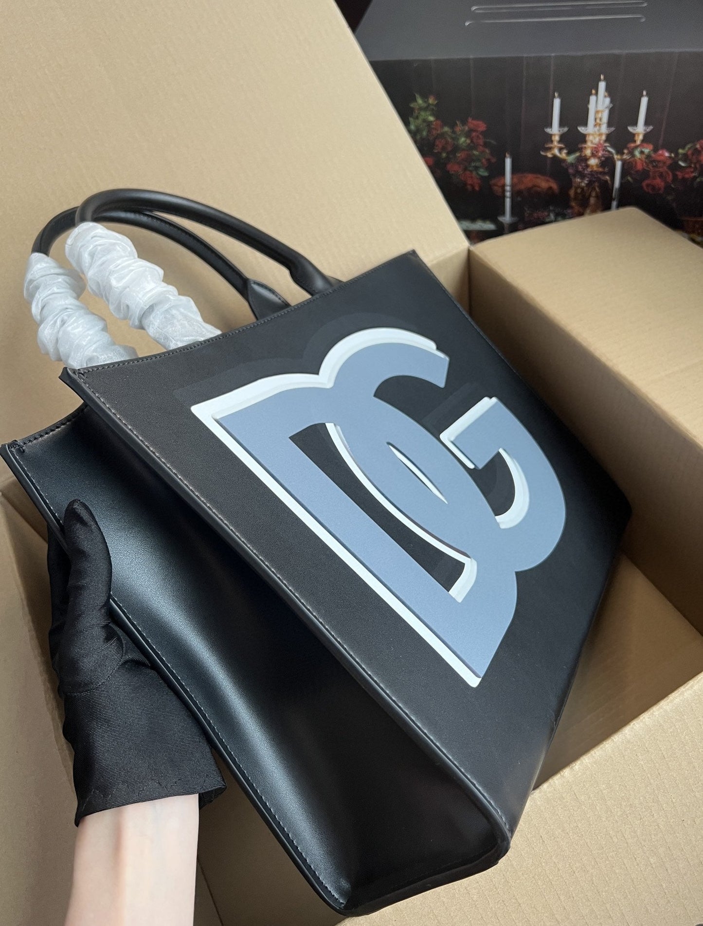 GLAMI Small GLAMI Daily Shopper With GLAMI Logo Print Black For Women 14.6in/37cm GLAMI GLAMI7023AQ276HNSXI