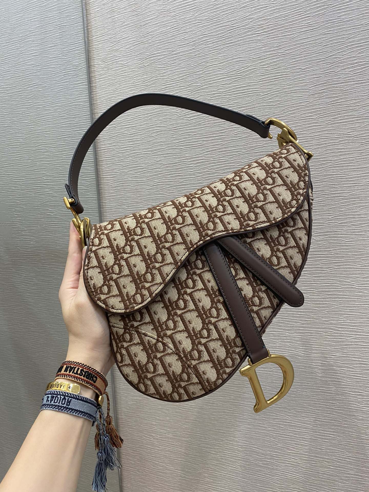 GLAMI Saddle Bag Brown For Women 10in/26cm CD