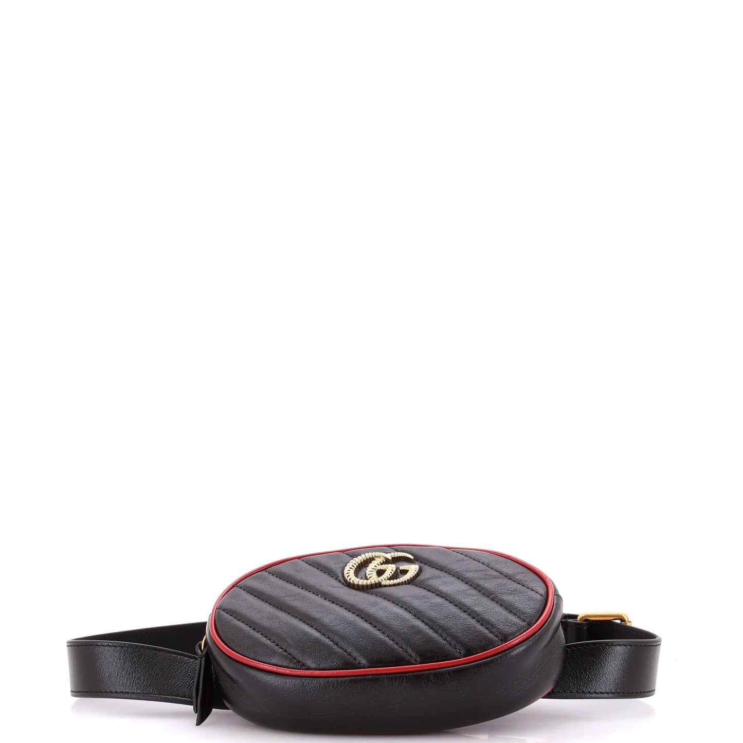 GG Marmont Belt Bag Diagonal Quilted Leather