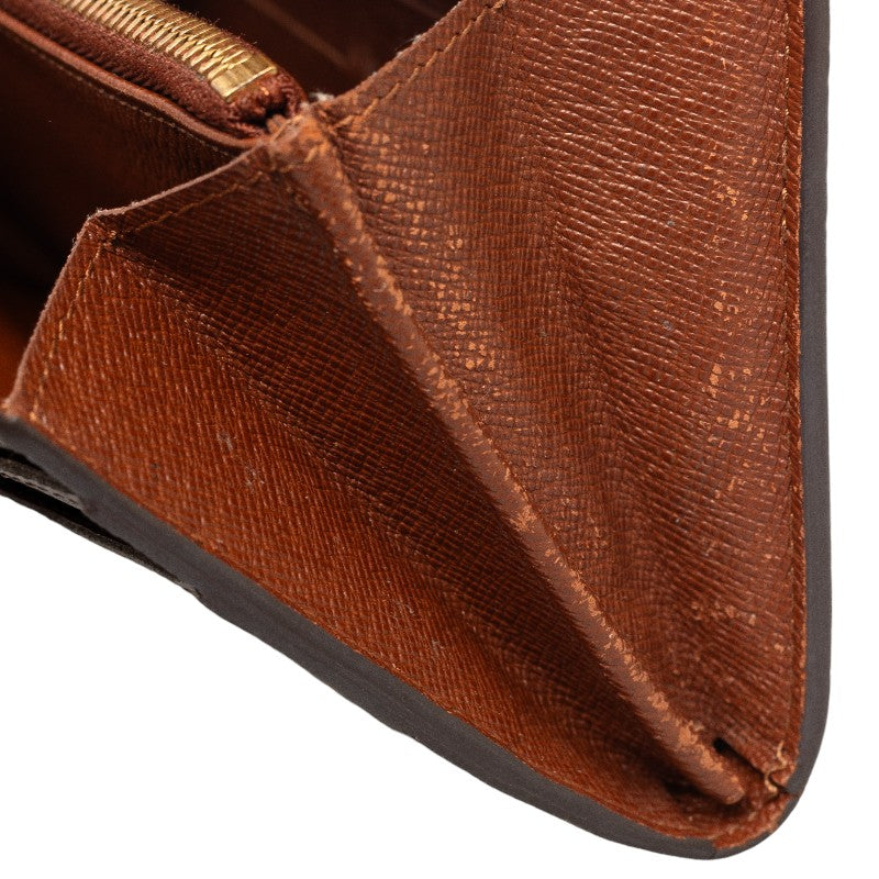 Louis Vuitton Monogram M61734 Long Wallet PVC Brown