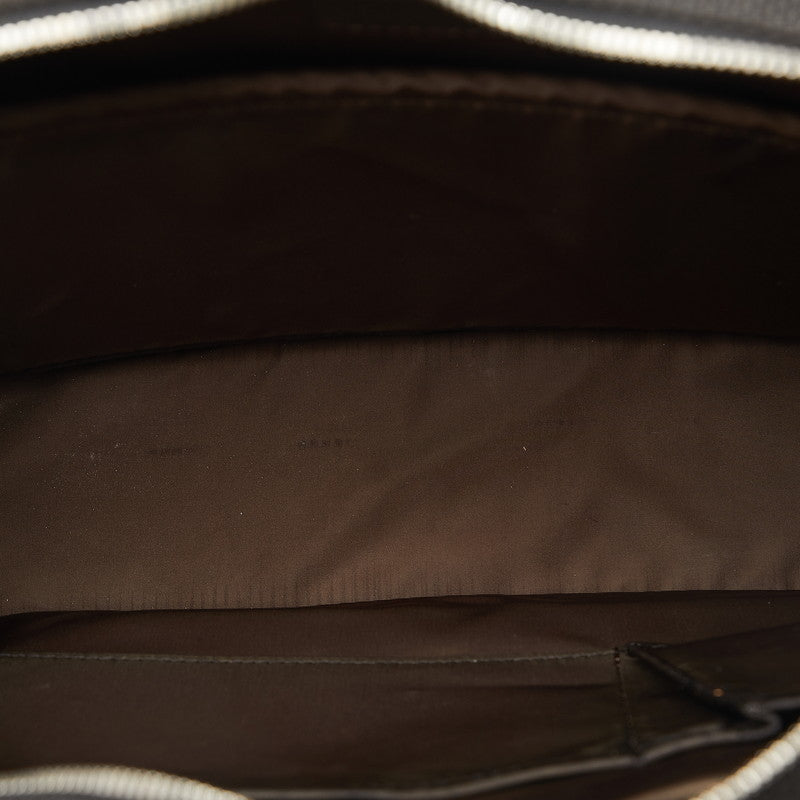 Louis Vuitton Jeanne Jacks Business Bag M93082 Noir Black Canvas Leather Men Louis Vuitton