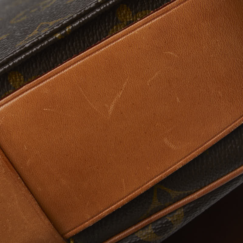 Louis Vuitton Monogram M51253 Shoulder Bag PVC/Leather Brown