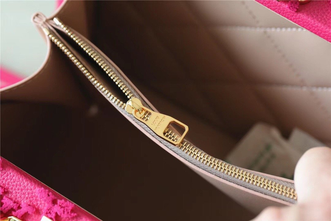 LV Valisette Tresor Monogram Empreinte Pink For Women, WomenÃ¢â‚¬â„¢s Bags, Shoulder And Crossbody Bags 9.4in/24cm LV