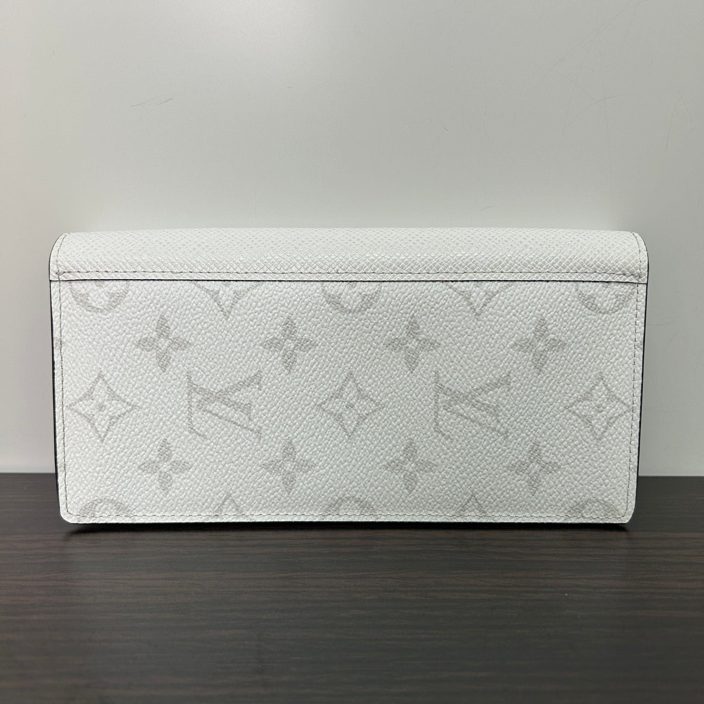 GLM-Long Wallet Portefeuille Brazza NM White Leather Patent leather LB116530