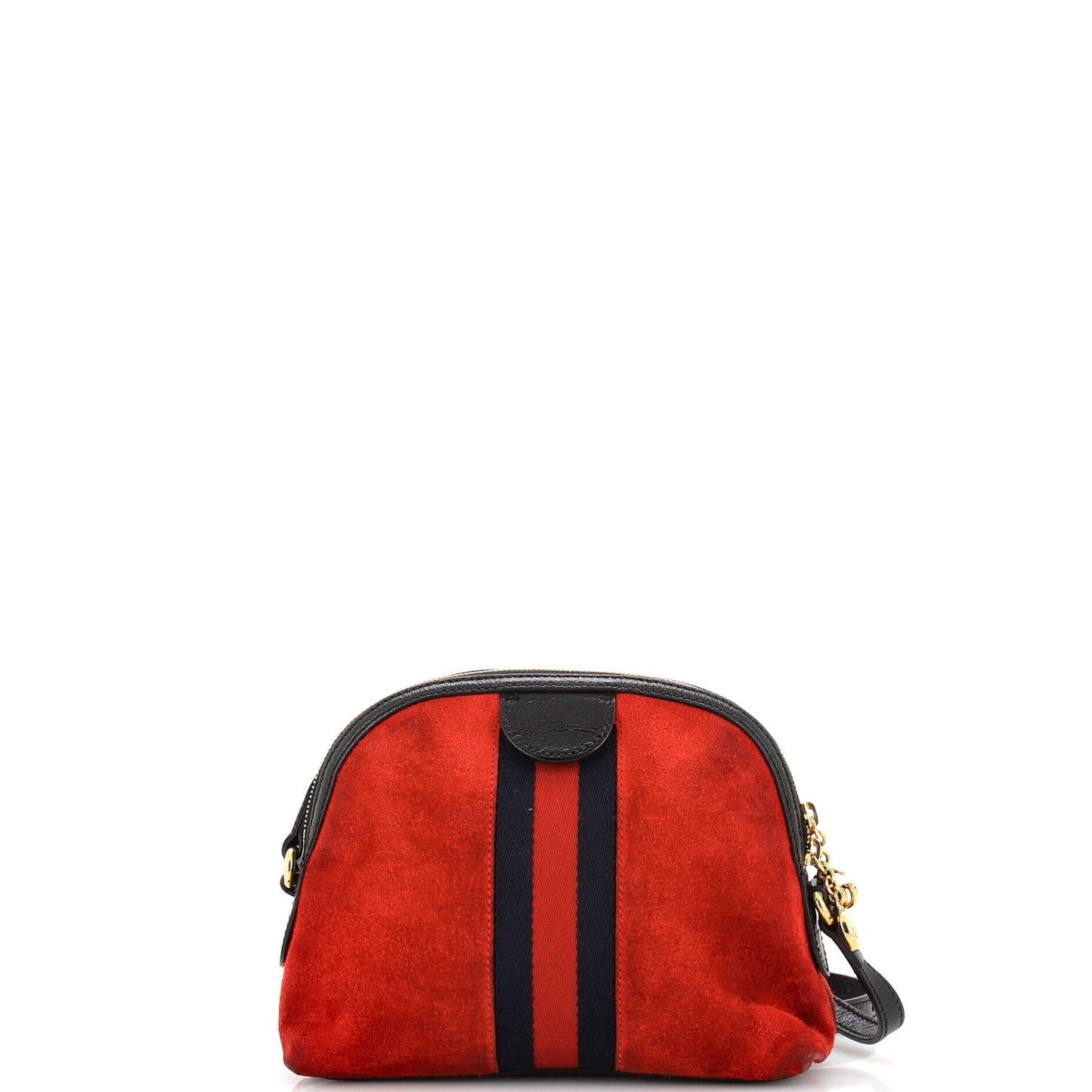 Ophidia Dome Shoulder Bag Suede Small