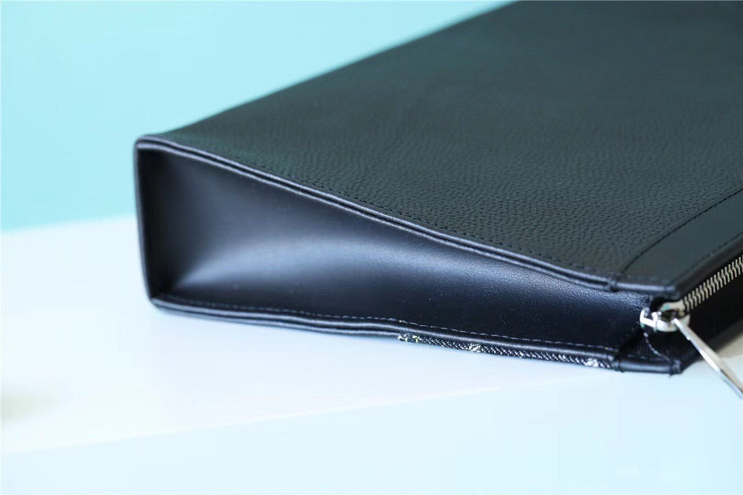 LV Pochette Voyage MM Monogram Drip Black By Nigo For Pre-Spring, Travel AcGLAMIssories 27cm LV M45961