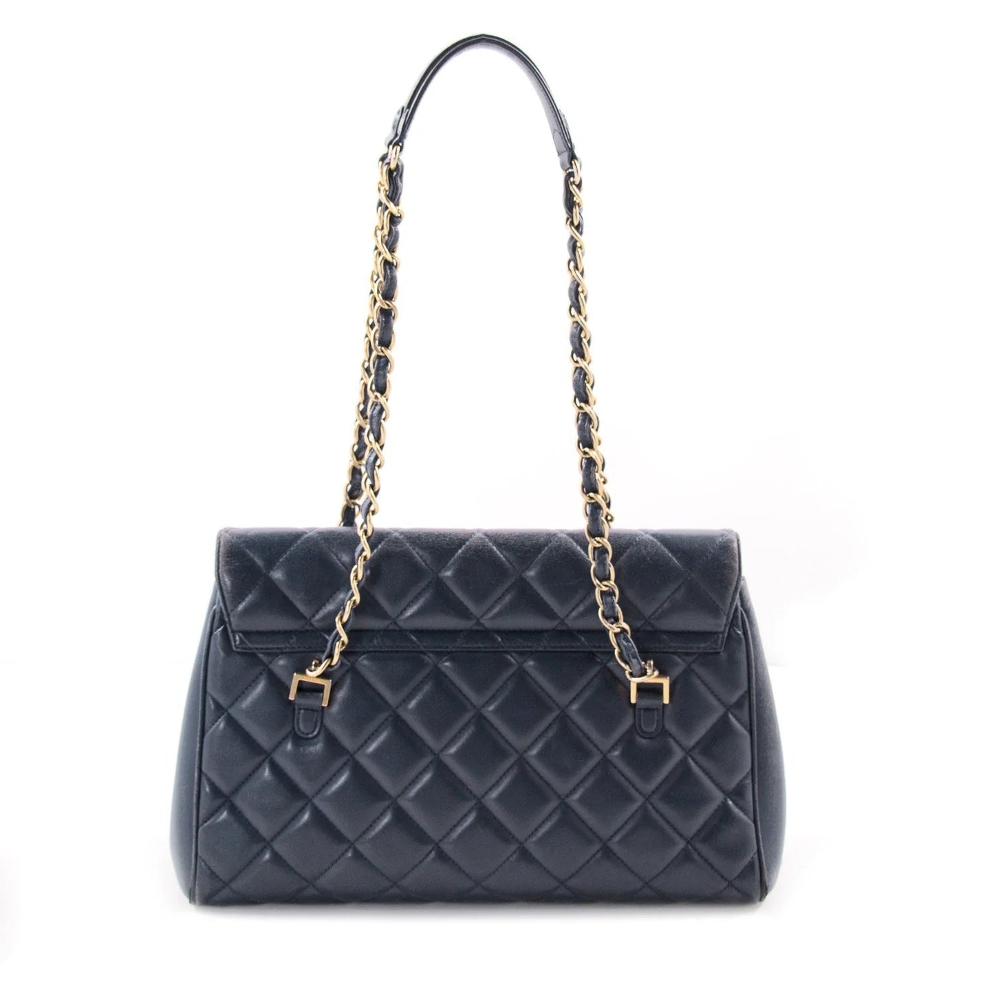 CHANEL QUILTED LAMBSKIN MISIA CAMERA FLAP BAG-HS
