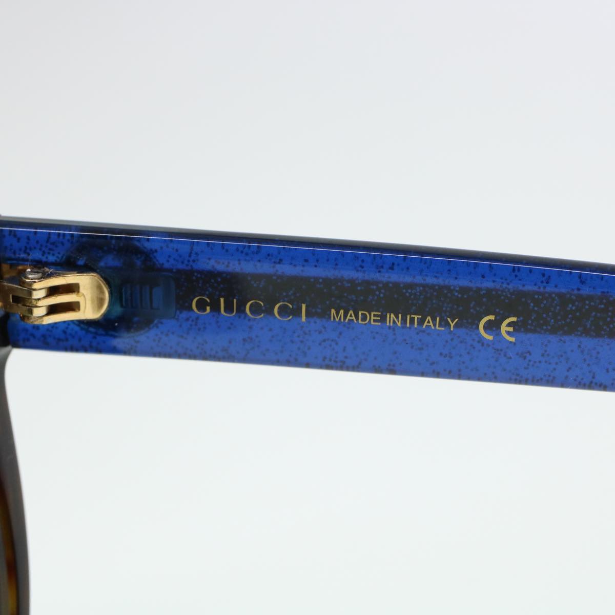 GUCCI Sherry Line Sunglasses Black Blue Red cl605