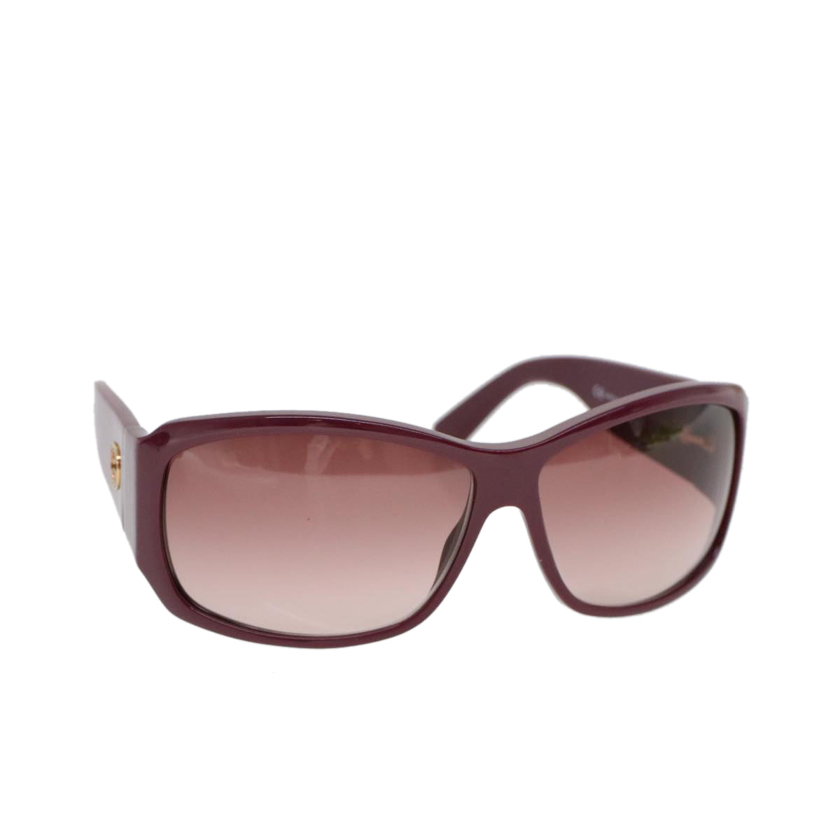 GUCCI Sunglasses Plastic Purple cl742
