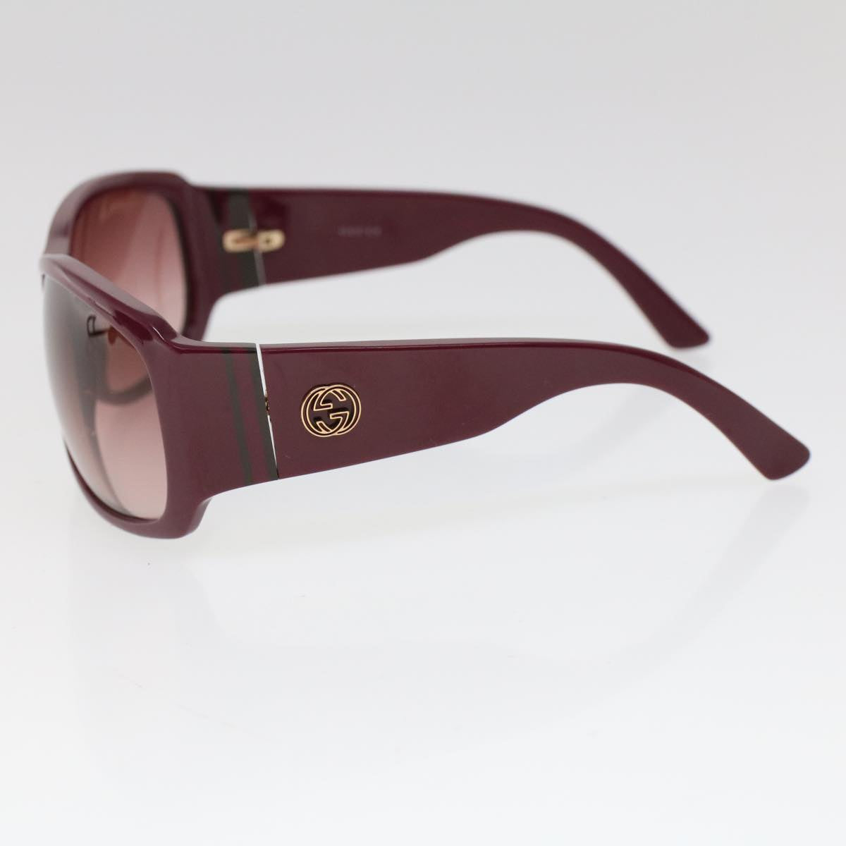 GUCCI Sunglasses Plastic Purple cl742