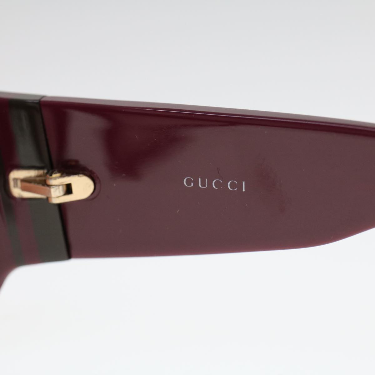 GUCCI Sunglasses Plastic Purple cl742