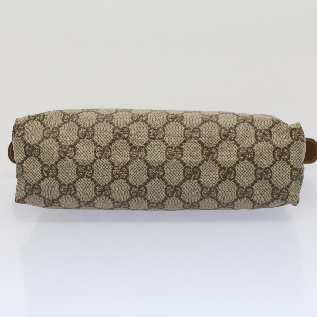 GUCCI GG Canvas Pouch PVC Leather Beige 014 115 6088 cl746