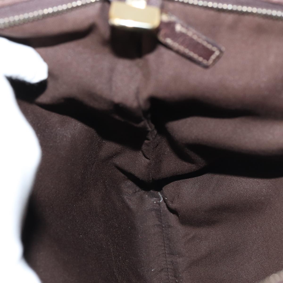 GUCCI GG Canvas Shoulder Bag Beige Brown 131326 cl847