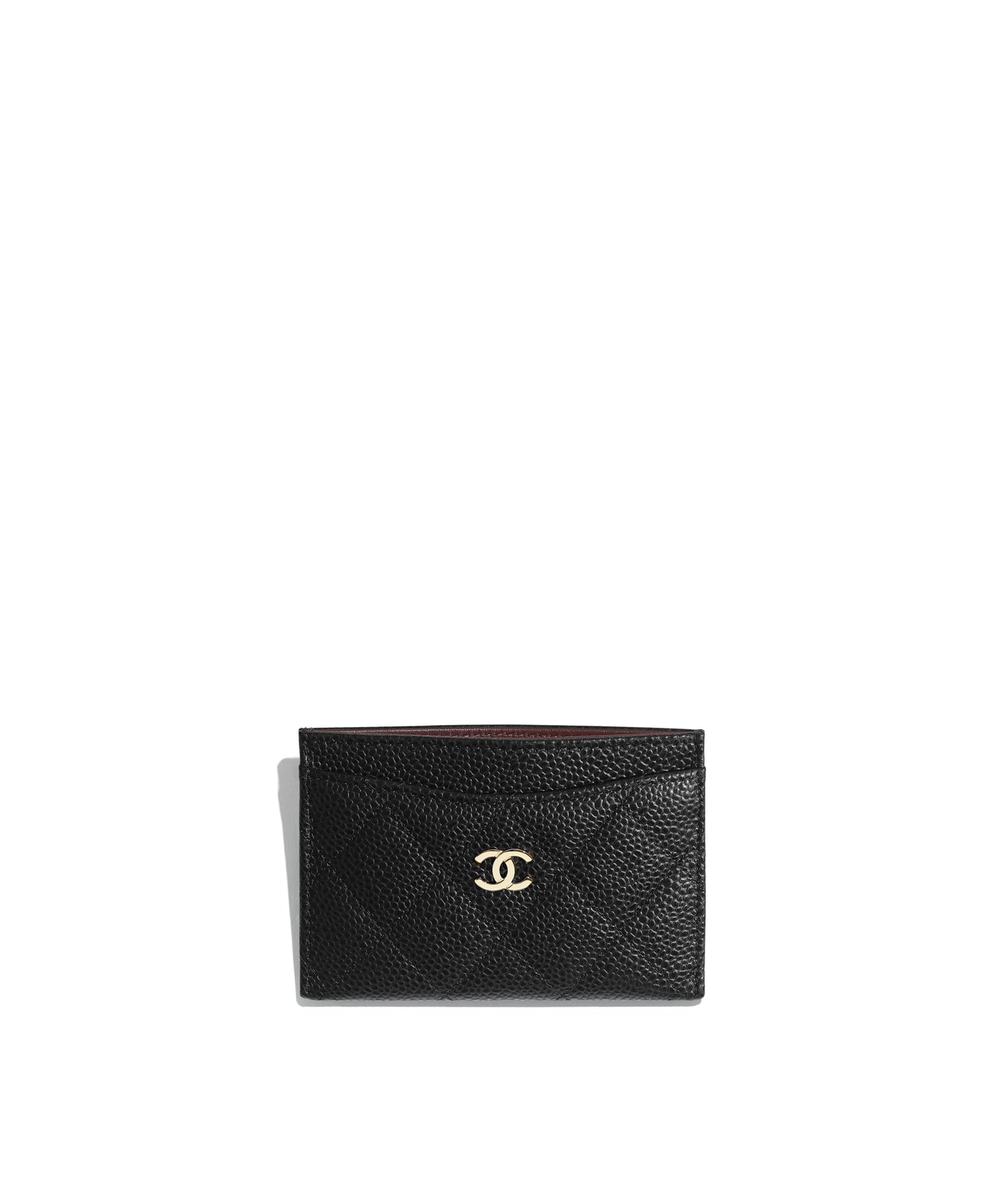 GLM-Caviar Quilted Card Holder