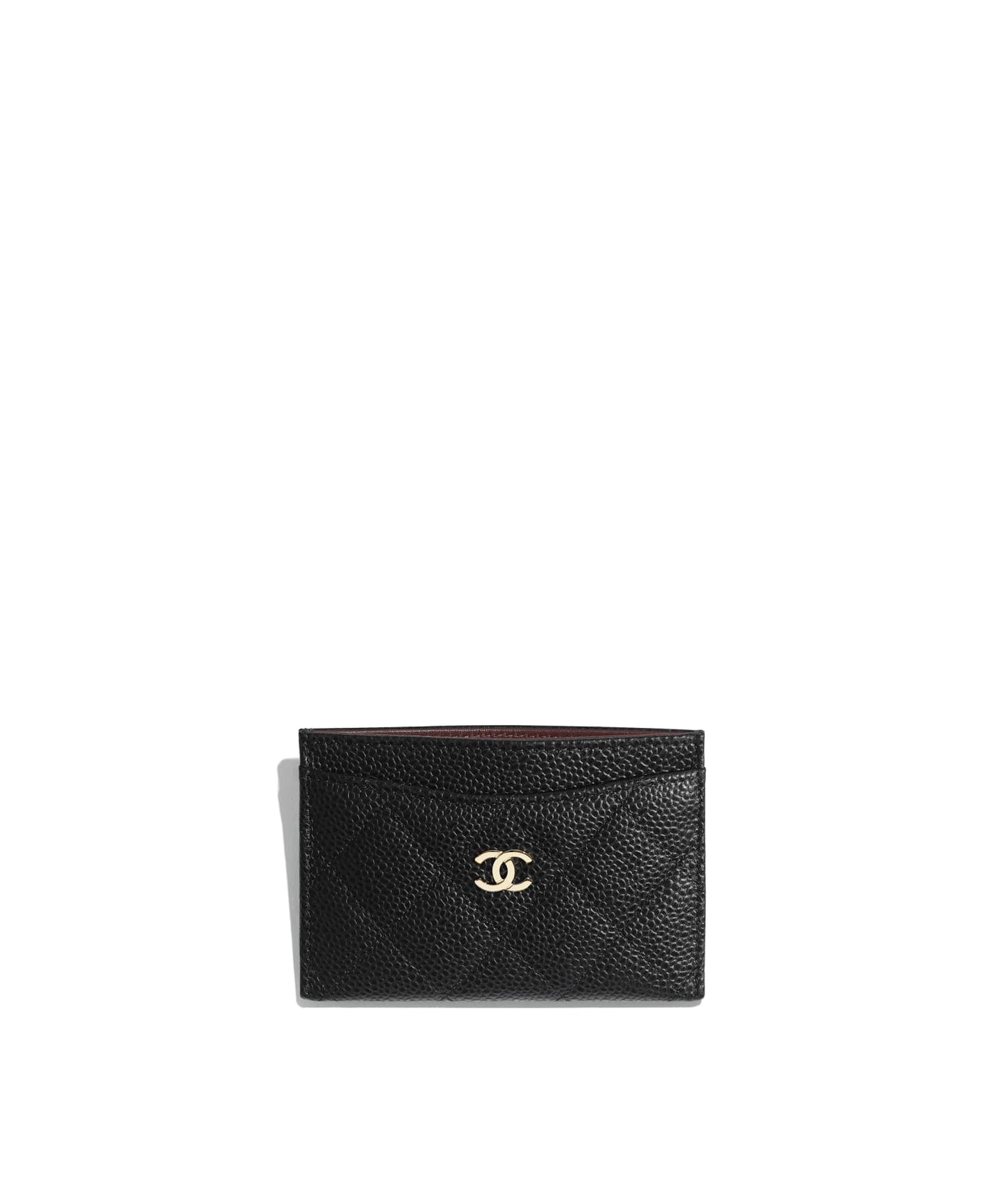 GLM-Caviar Quilted Card Holder