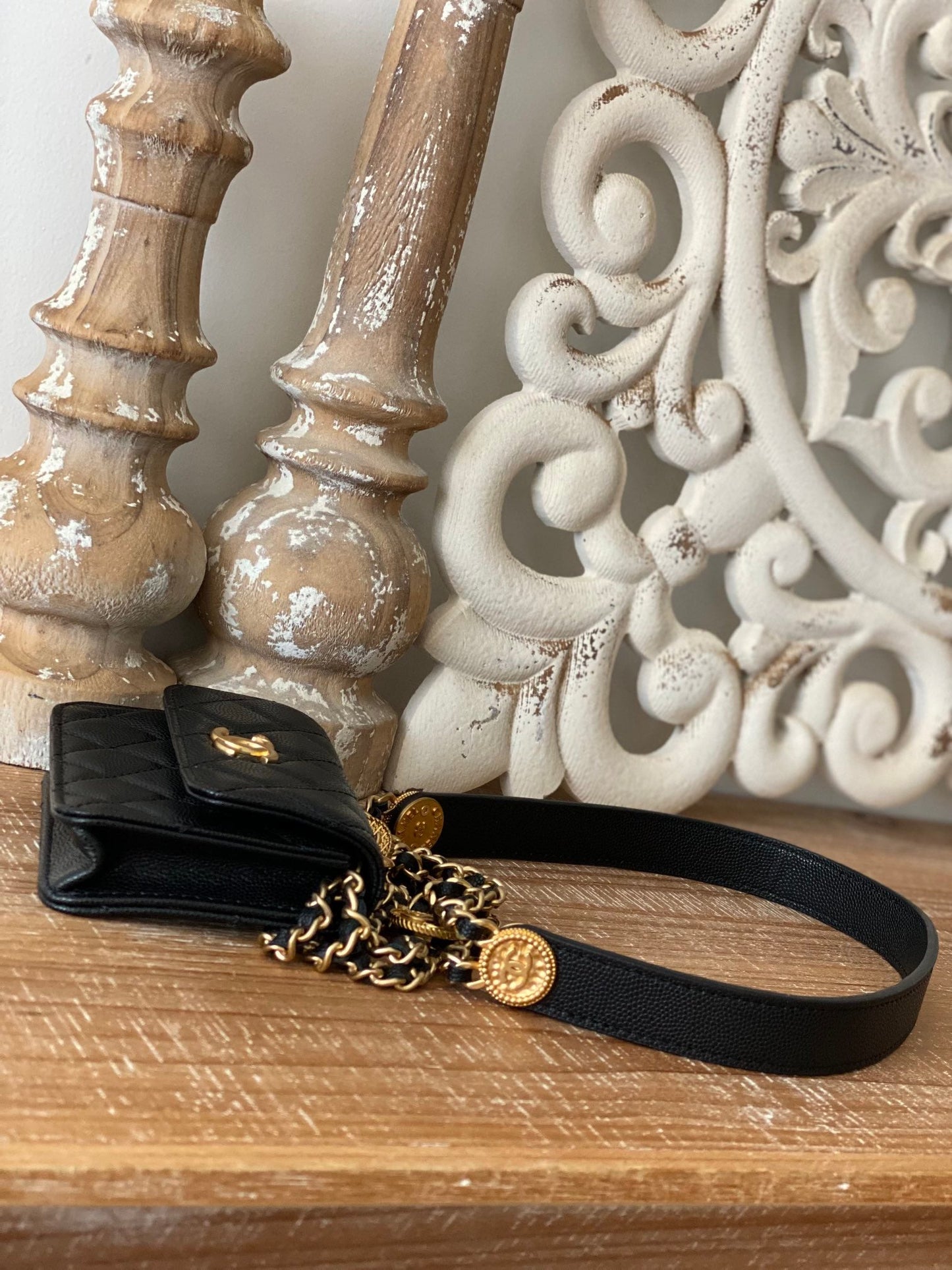 CHL Clutch With Chain Black For Women Bags 4.8in/12.3cm AP2857 B08447 94305