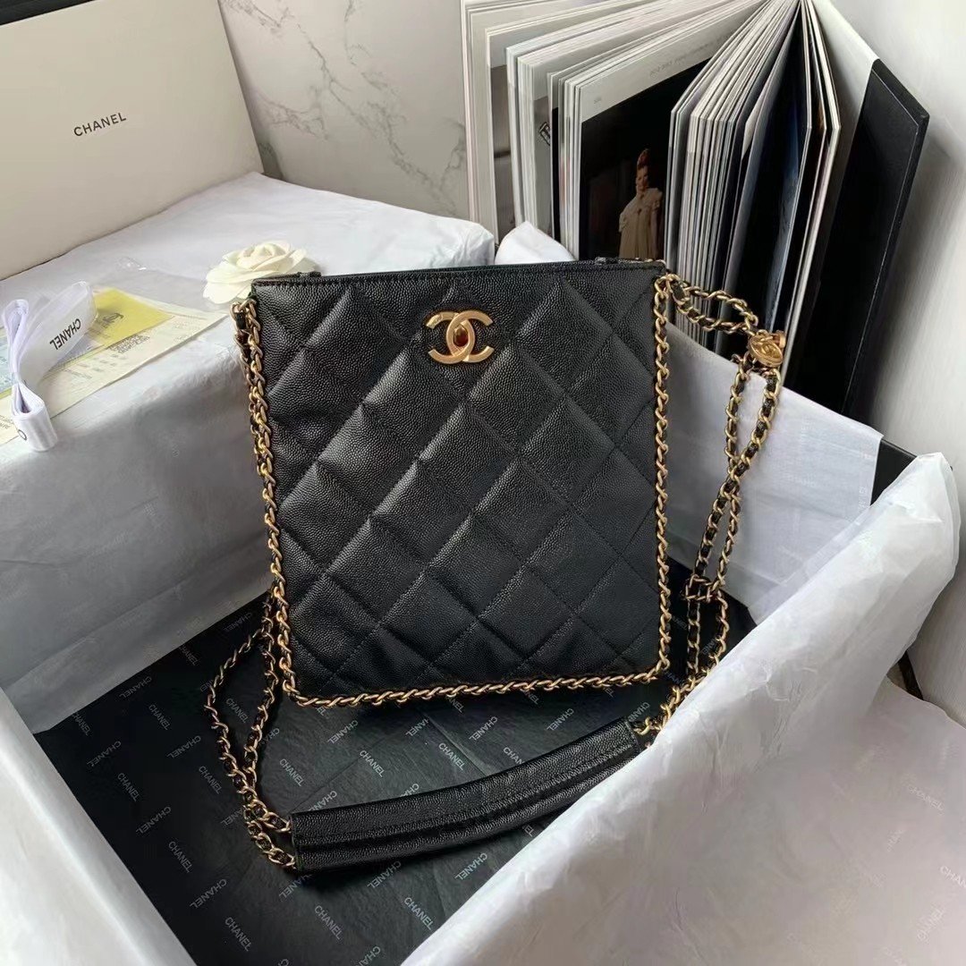 CHLSmall Shopping Bag Black For Women Bags 9in/23cm AS3470 B08850 94305