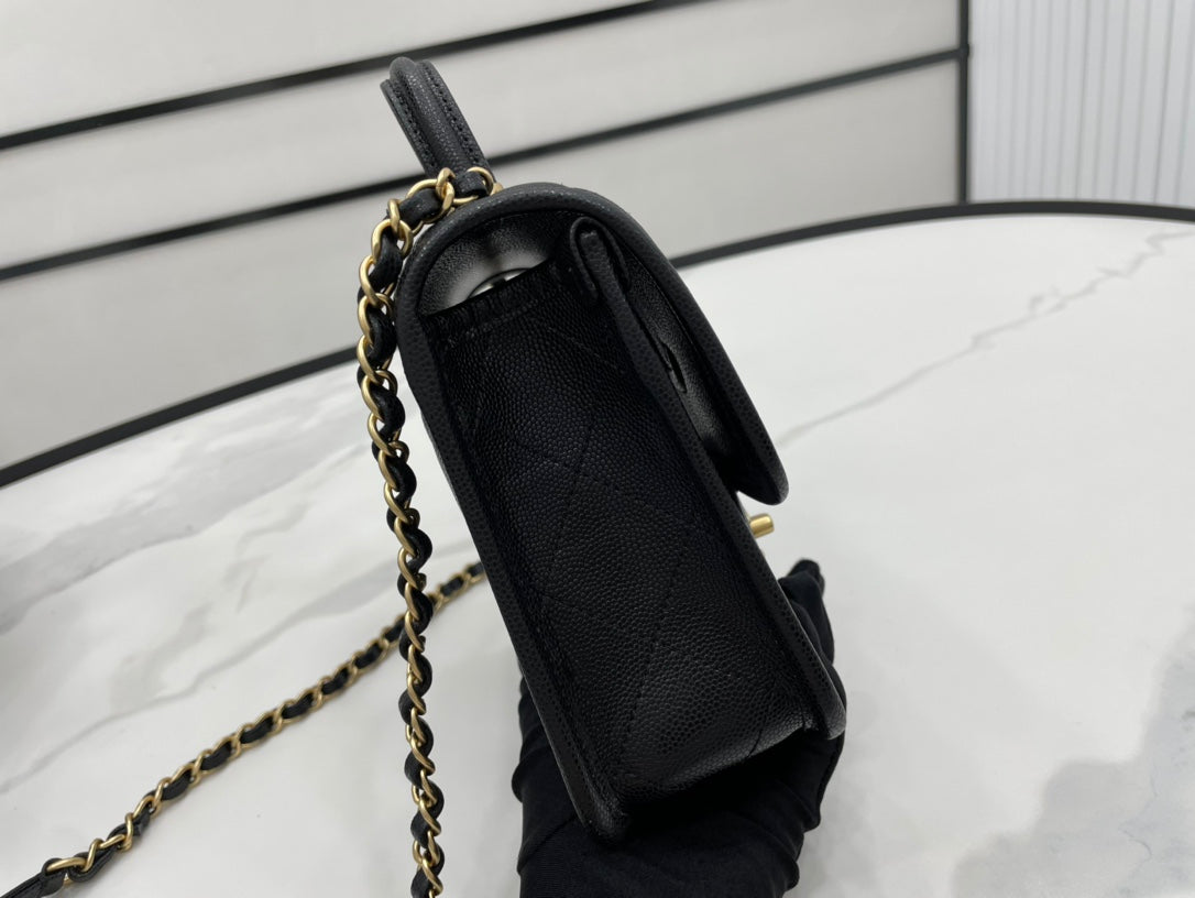 CHL 22K GlamIap Bag Black For Women Bags 8.1in/20.5cm