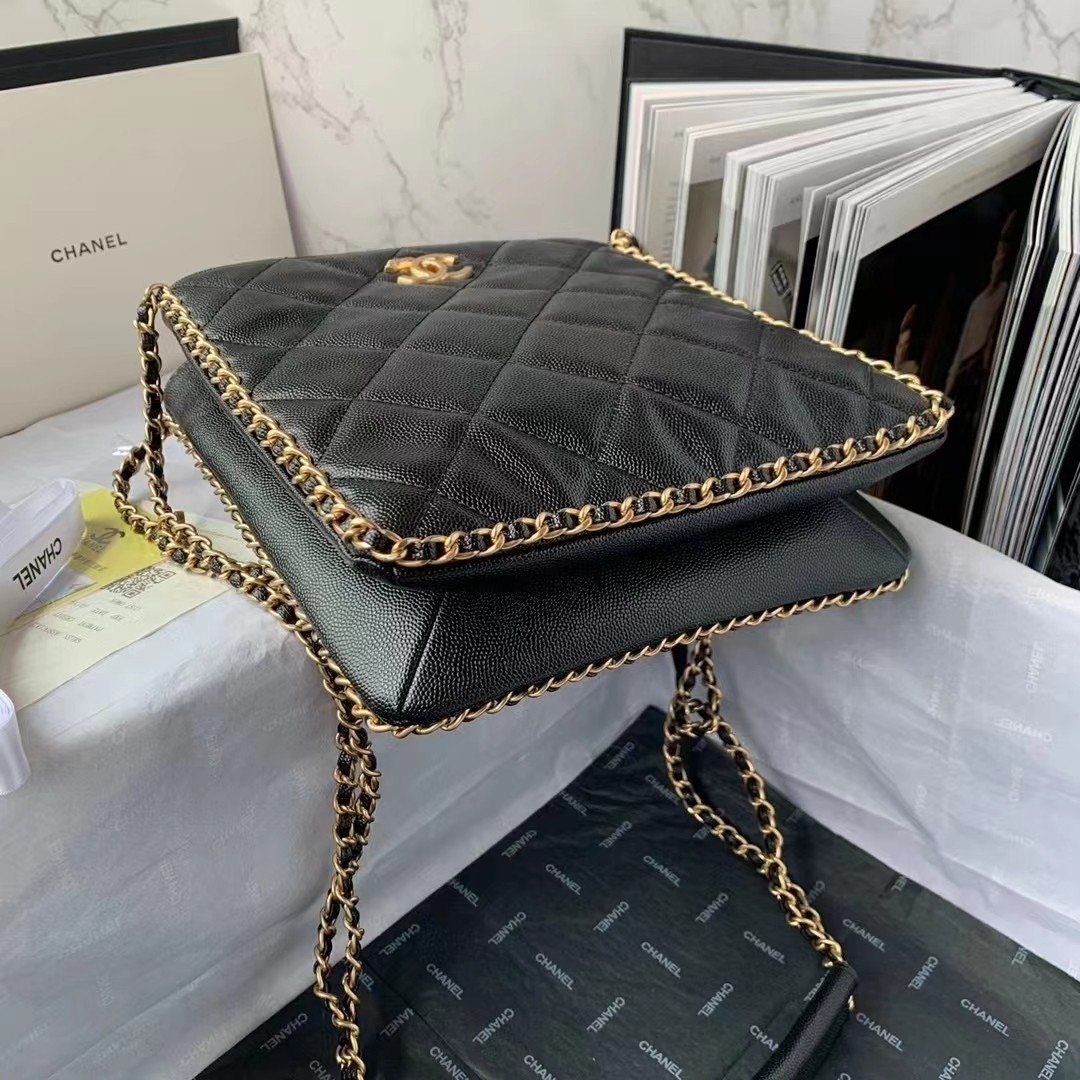 CHLSmall Shopping Bag Black For Women Bags 9in/23cm AS3470 B08850 94305