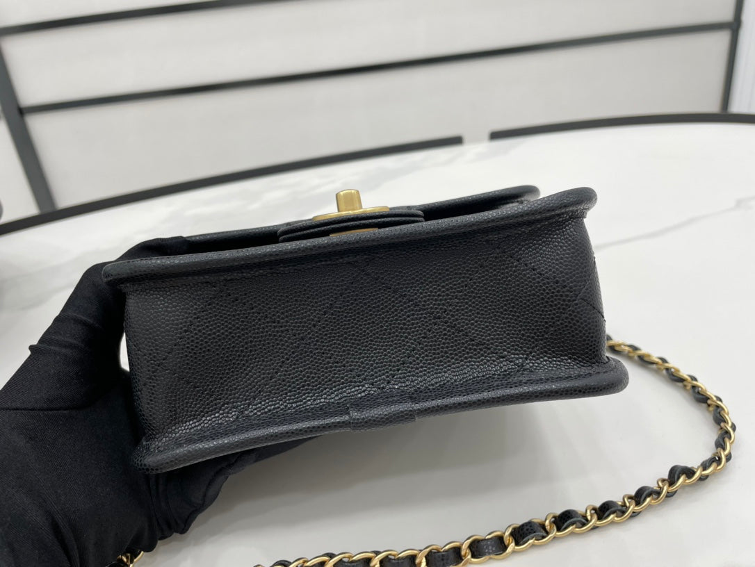 CHL 22K GlamIap Bag Black For Women Bags 8.1in/20.5cm