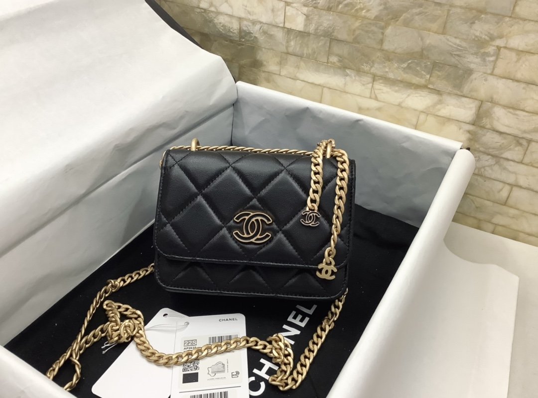 CHLSpring And Summer 22C Black For Women, Women’s Bags 6.1in/15.5cm