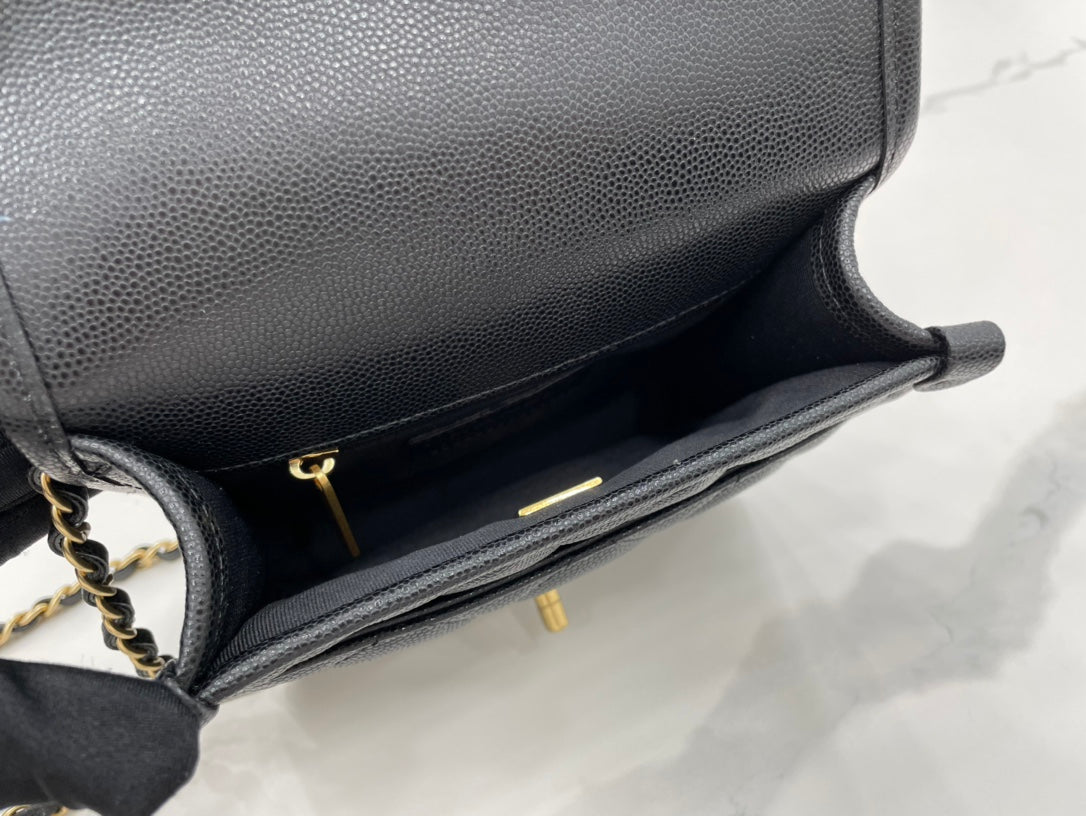 CHL 22K GlamIap Bag Black For Women Bags 8.1in/20.5cm