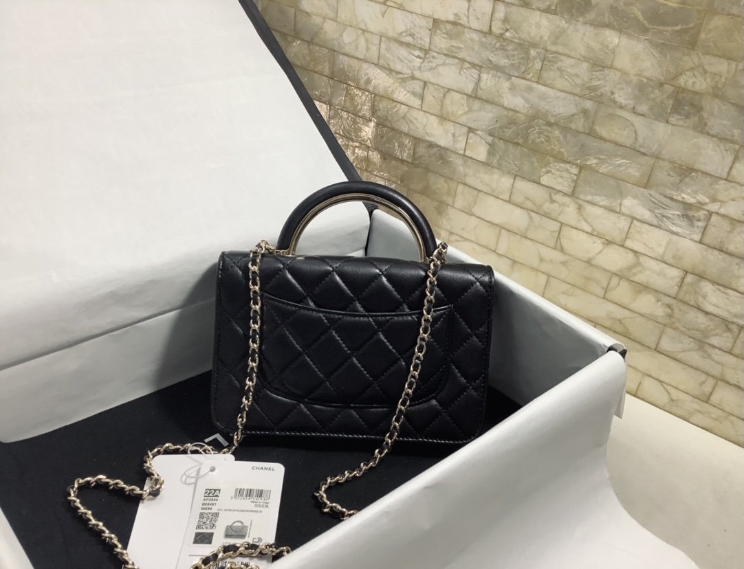 CHLHand-Held Oblique Cross Bag Black For Women Bags 6.7in/19cm