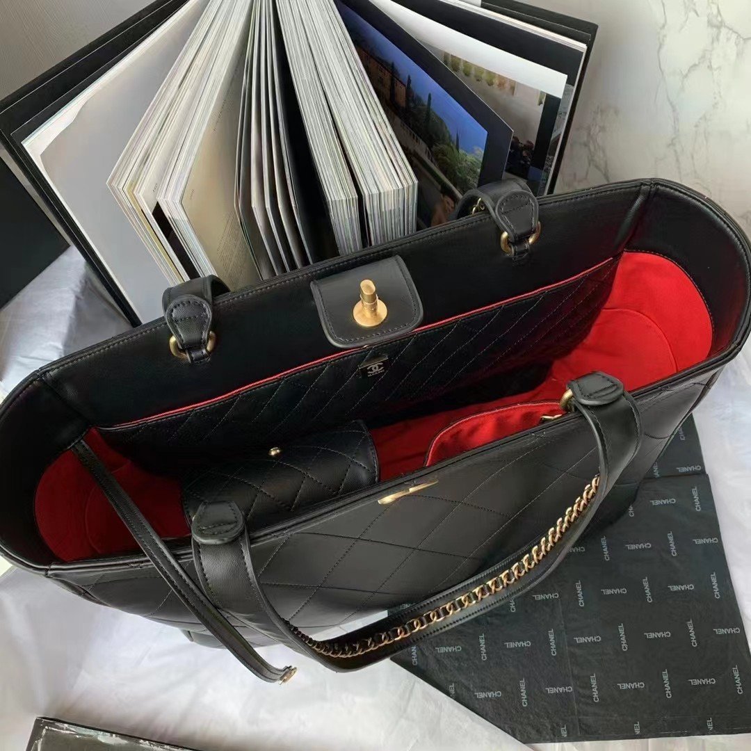 CHLShopping Bag Black For Women, Women’s Bags 14.4in/37cm AS3508 B08867 94305