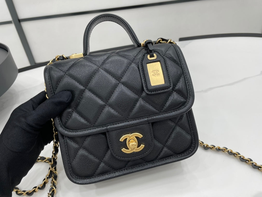 CHL 22K GlamIap Bag Black For Women Bags 8.1in/20.5cm