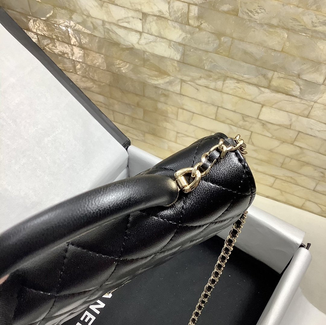 CHLHand-Held Oblique Cross Bag Black For Women Bags 6.7in/19cm
