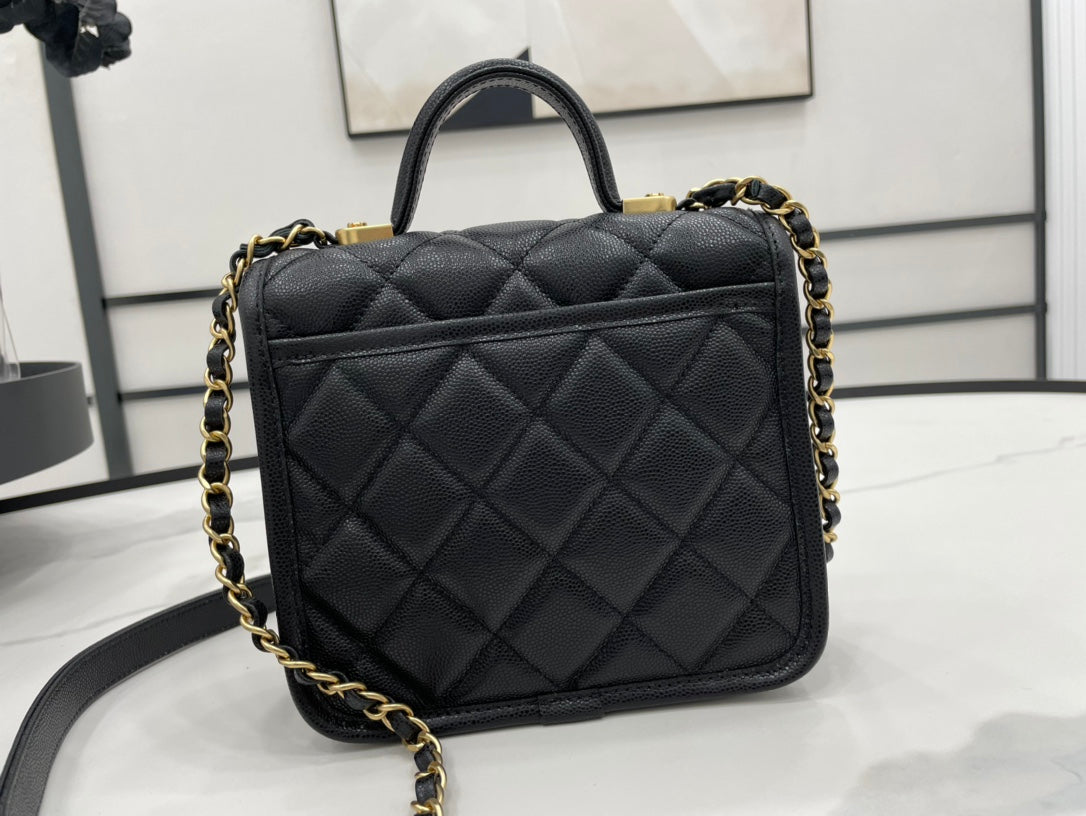 CHL 22K GlamIap Bag Black For Women Bags 8.1in/20.5cm