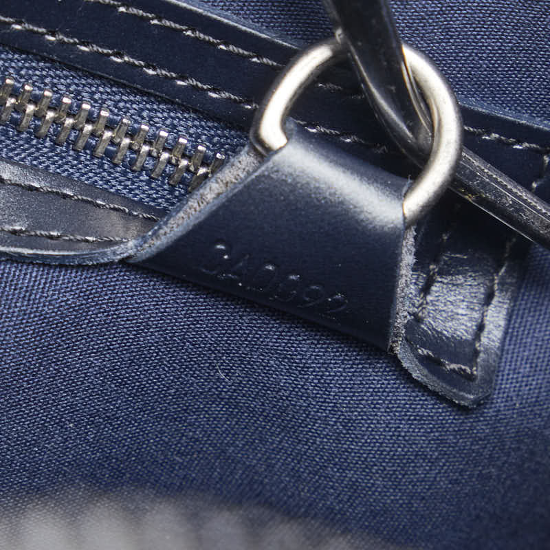 Louis Vuitton Monogram Matt Stockton Handbag M55115 Blue Leather  Louis Vuitton
