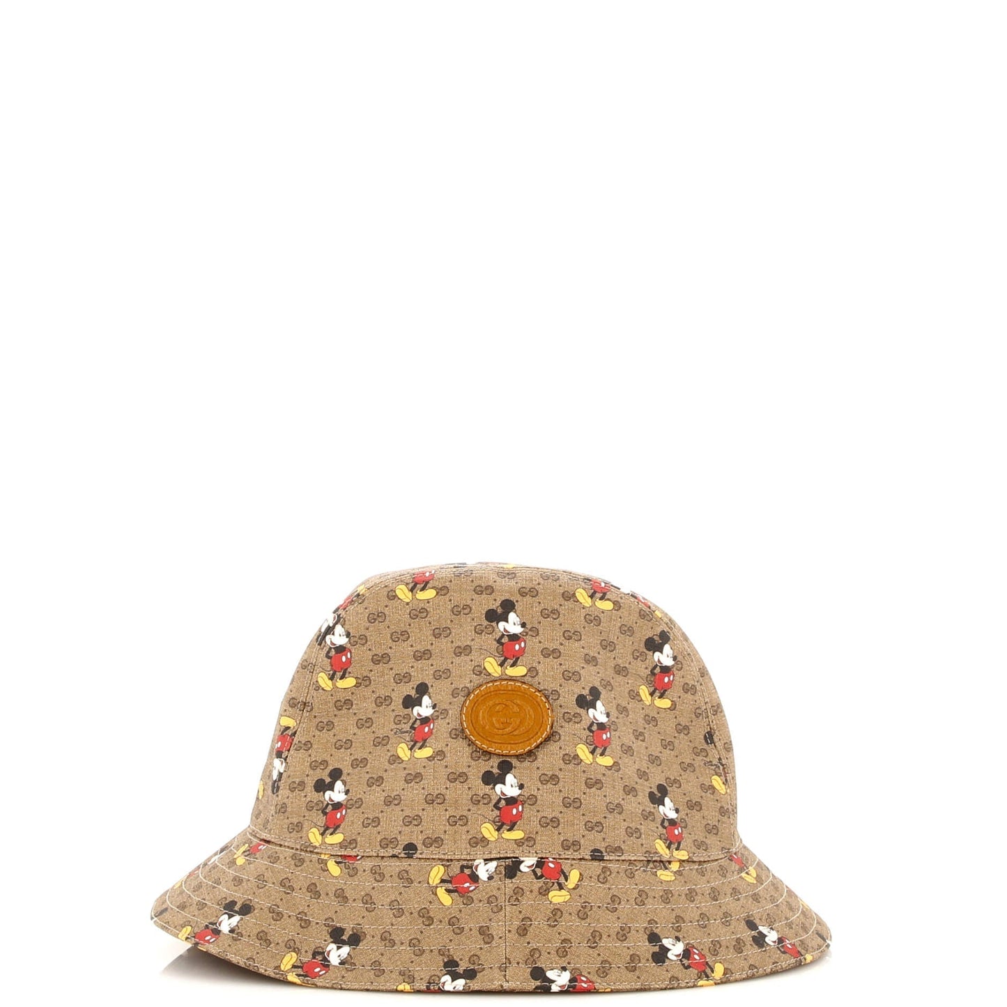 Disney Mickey Mouse Bucket Hat Printed Mini GG Coated Canvas