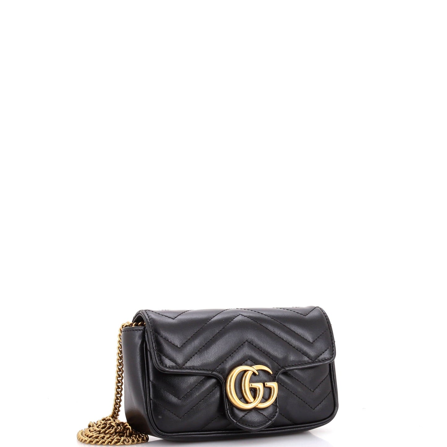 GG Marmont Flap Bag Matelasse Leather Super Mini