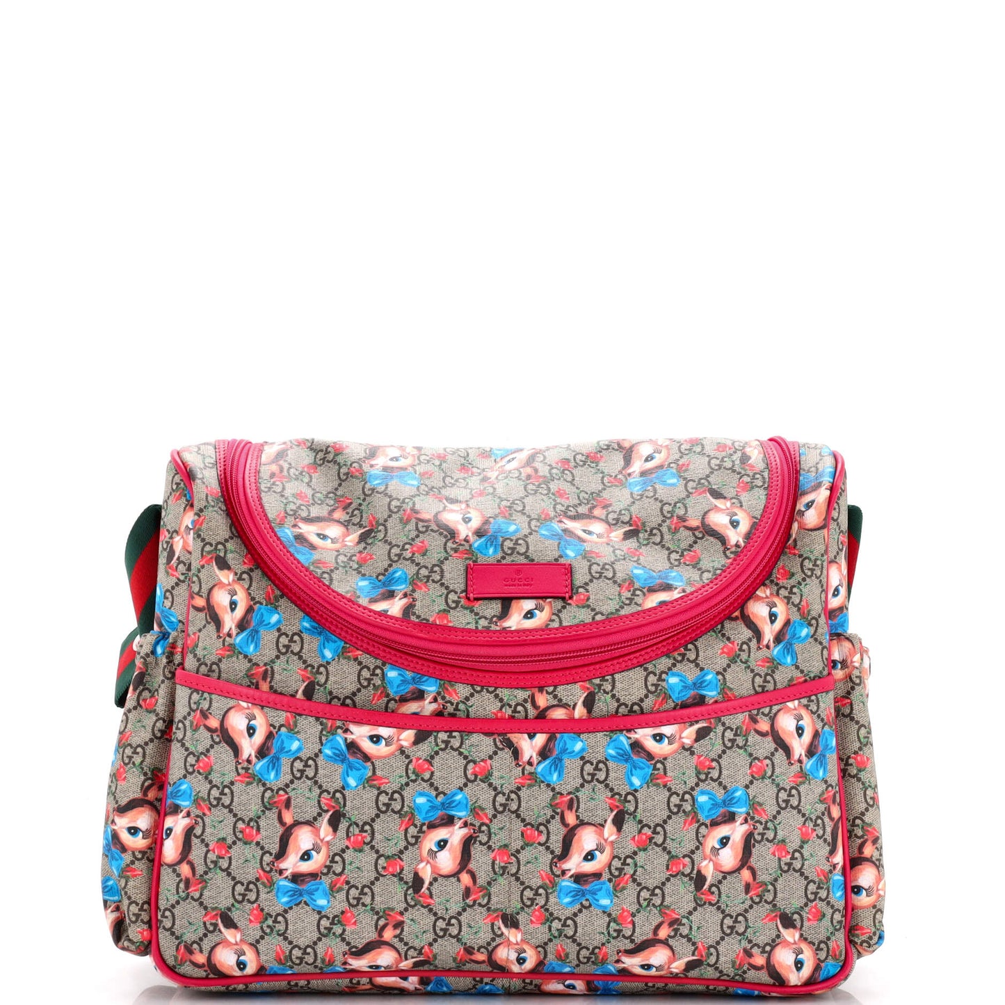 Diaper Bag Printed GG Coated Canvas