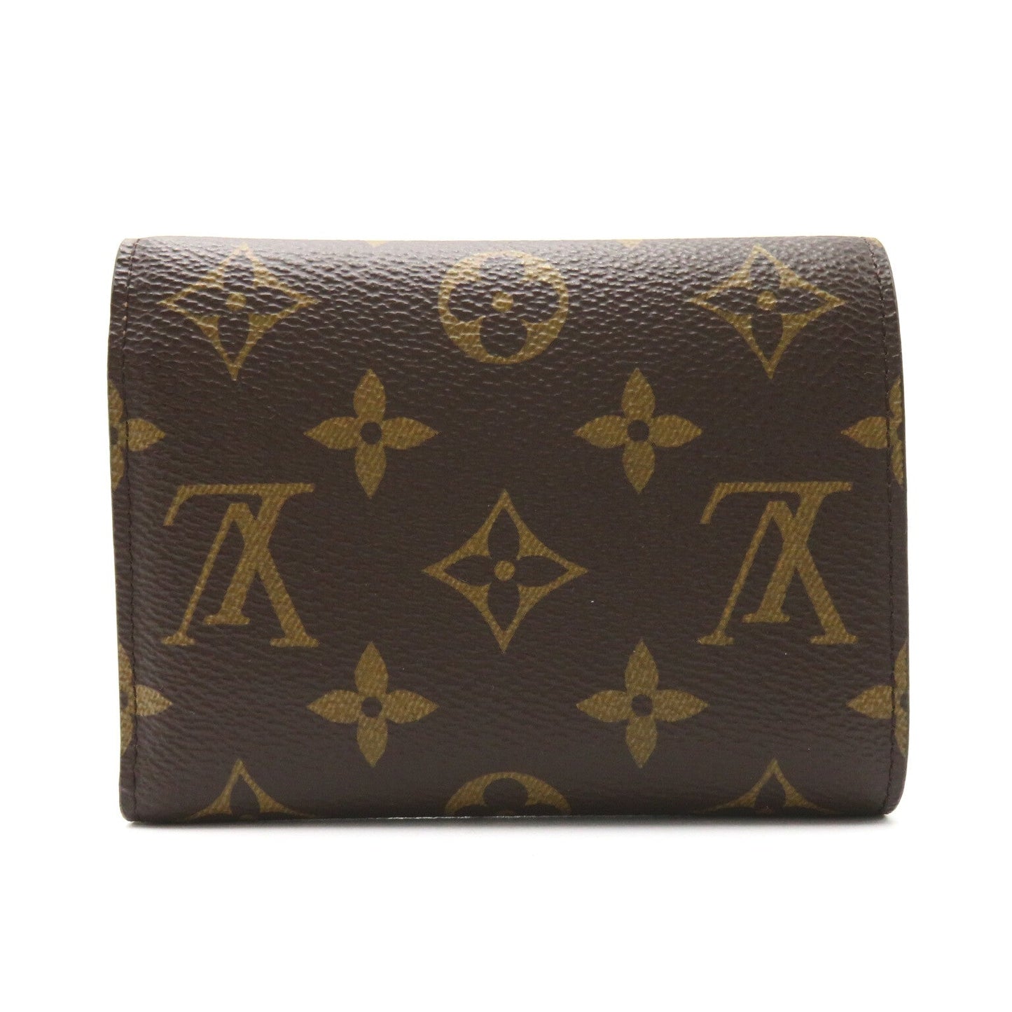 Louis Vuitton Portefolio Victoria Three Fold Wallet Three Folded Wallet Wallet PVC Coated Canvas Monogram  Brown M62472