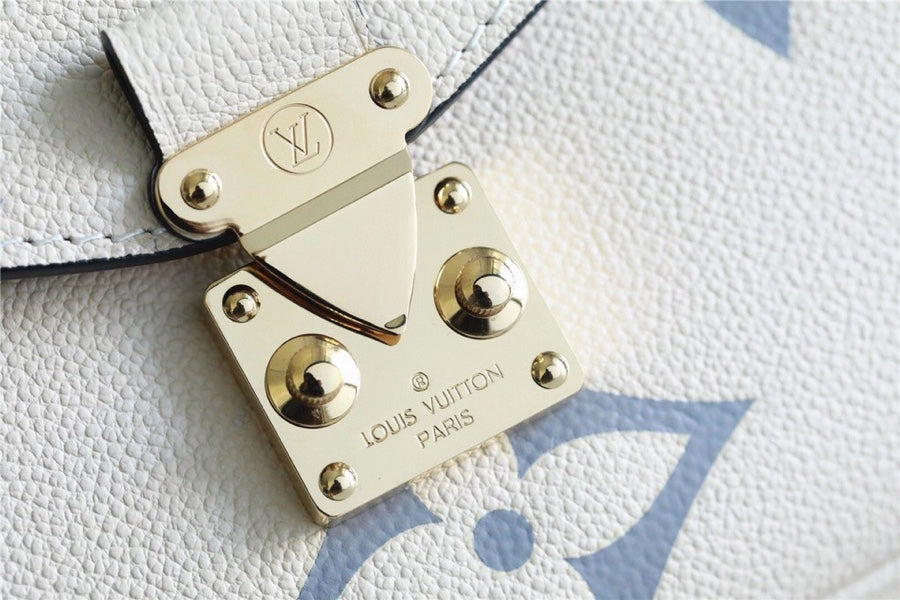 LV Pochette Metis Monogram Empreinte White For Women, WomenÃ¢â‚¬â„¢s Handbags, Shoulder Bags And Crossbody Bags 9.8in/25cm LVÃ‚Â 