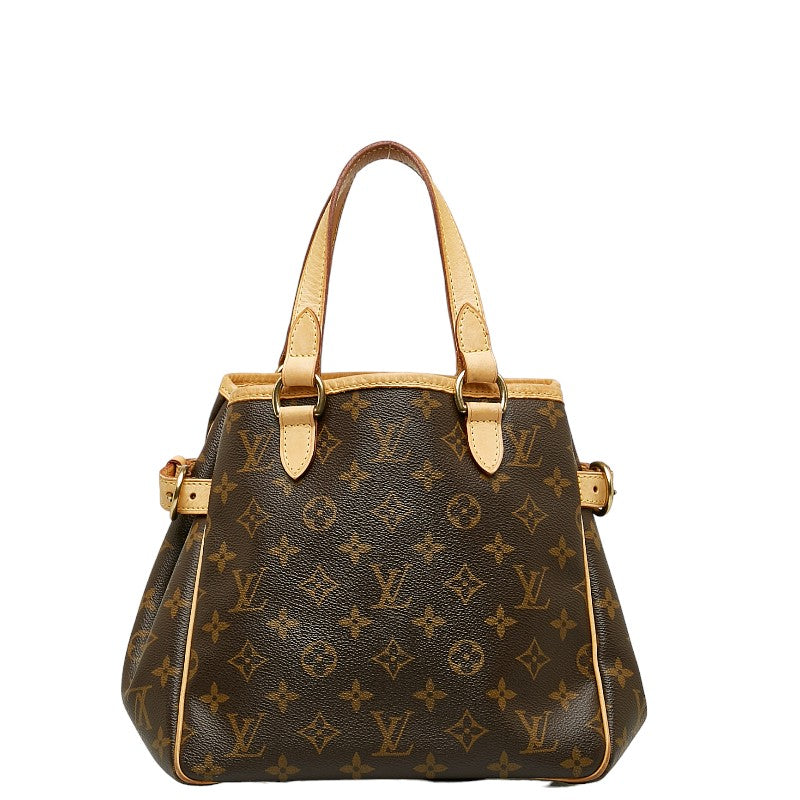Louis Vuitton Monogram Batignol Handbag M51156 Brown PVC Leather  Louis Vuitton